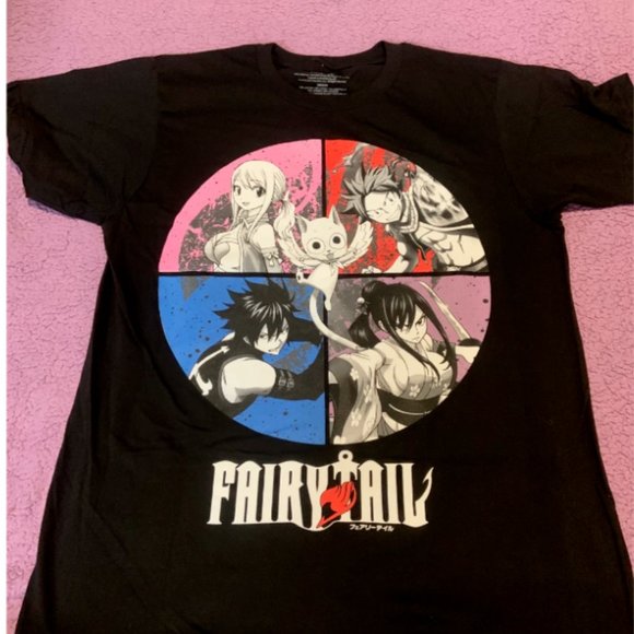 Fairy Tail Anime Adult T-Shirt Hot Topic - Picture 2 of 4